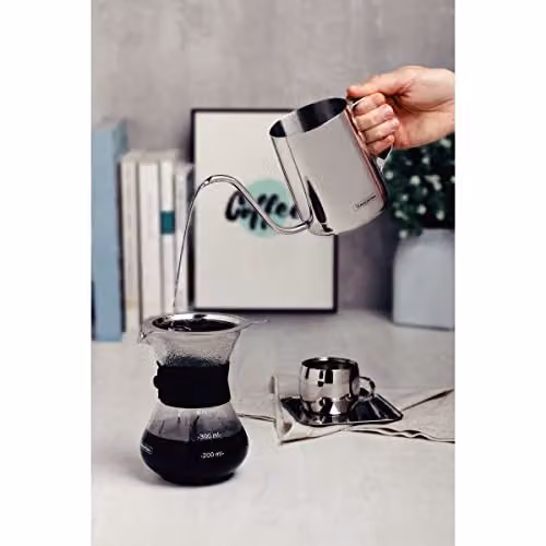 Tramontina Pour Over Coffee Maker with Stainless Steel Filter, 400ml, Transparent Glass – 2