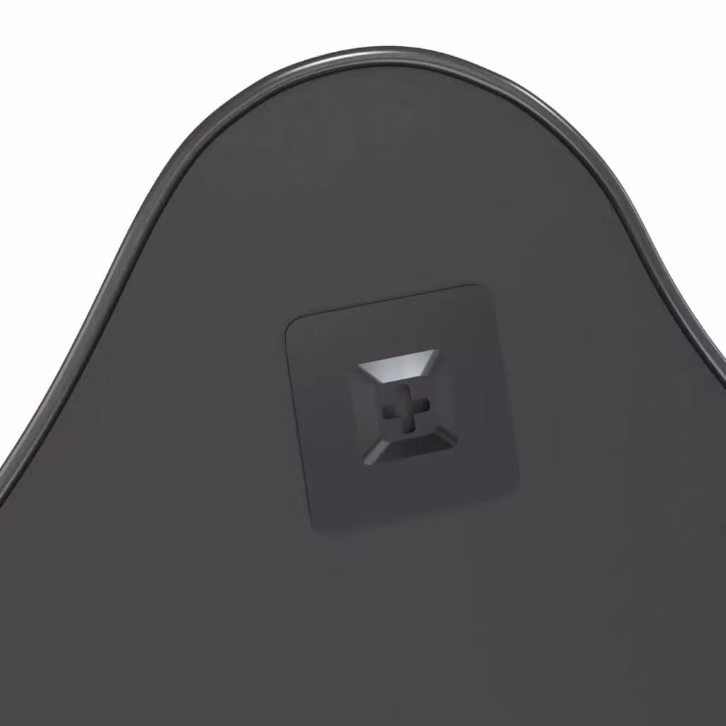 Berkfield Home Rectangular Wall Mirror in Black, W: 50 cm, H: 40 cm – 2