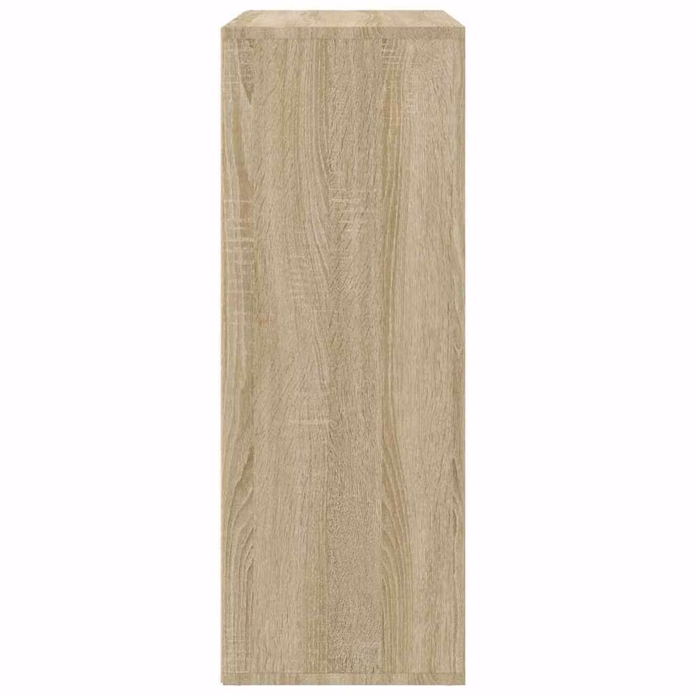 Berkfield Home Set of 2 Sonoma Oak Sideboards in Light Brown, W/D/H: 60 x 31 x 84 cm – 2