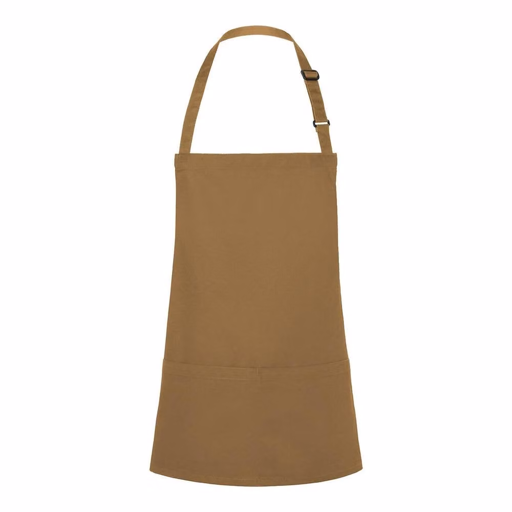 Karlowsky Short Pocket Bib Apron in Camel/Beige/Brown – 2