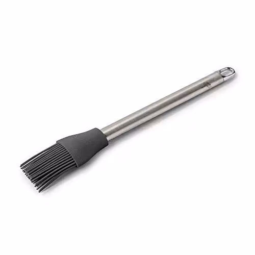 Zeal Silicone Basting Pastry Brush with Stainless Steel Handle in Grey – 1