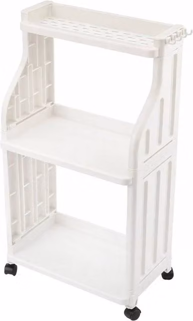 SPETLEK White Plastic Freestanding Storage Unit