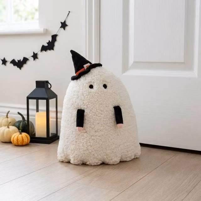 Garden Greatness Gideon Halloween Doorstop in Multicolour and White
