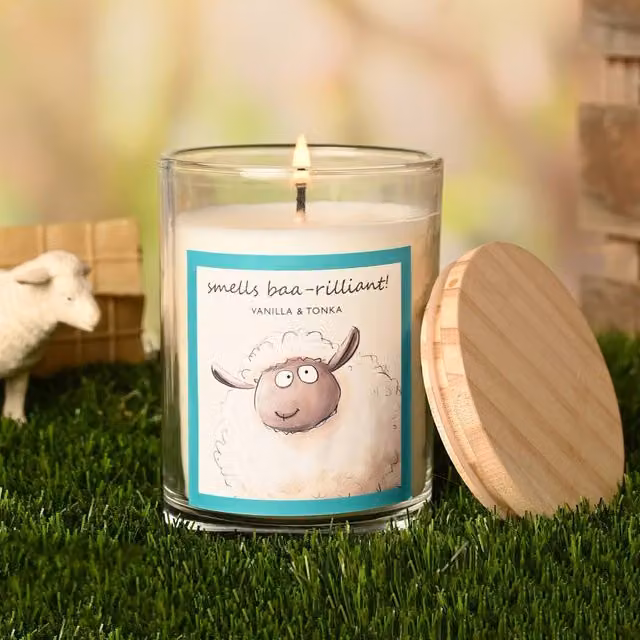 The Funny Farm Baa-rilliant Votive Candle in Multicolour