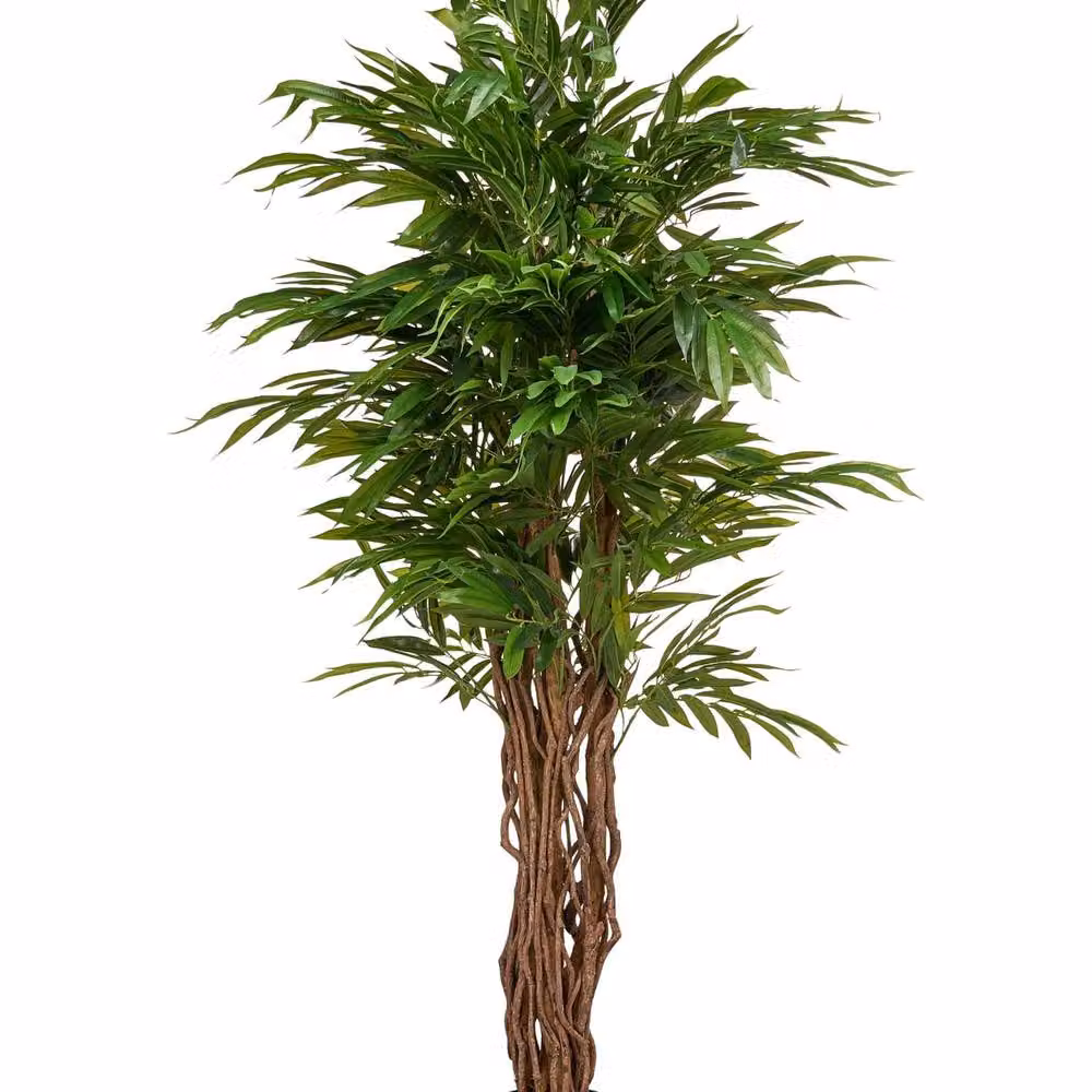 Wyld and Coco Home Studio Realistic Green Artificial Potted Indoor Tree, Height: 180 cm – 2
