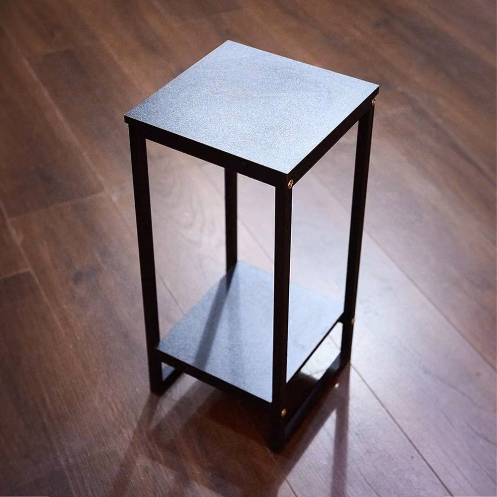Kelvenix Minimalist Metal Indoor Plant Stand in Matt Black – 4