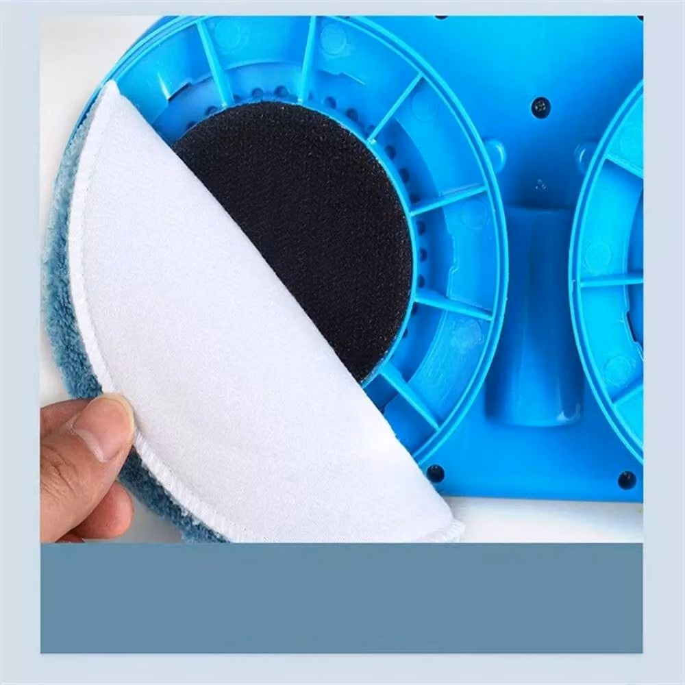 PAWNORA Rechargeable Motorised Spin Mop with 6 Cleaning Pads in Blue – 3