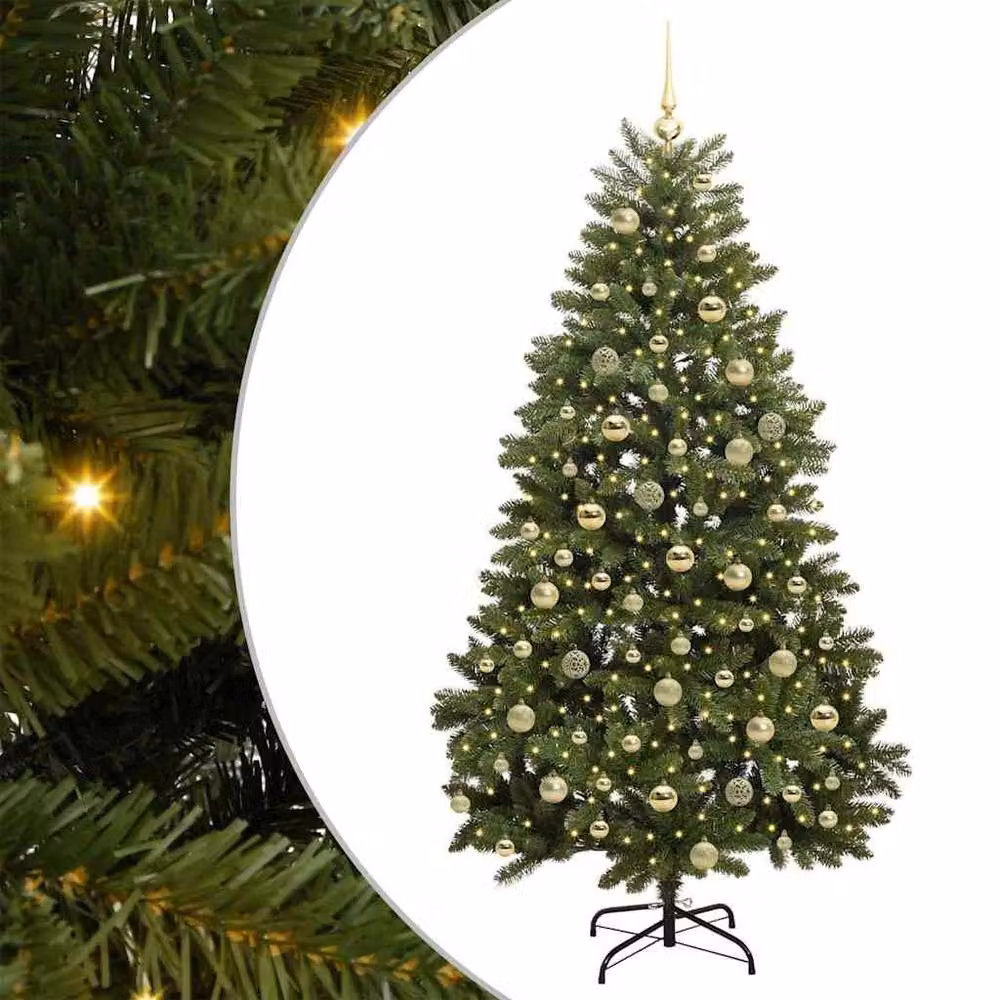 Berkfield Home Green Artificial Christmas Tree with Stand, Height: 180 cm – 2