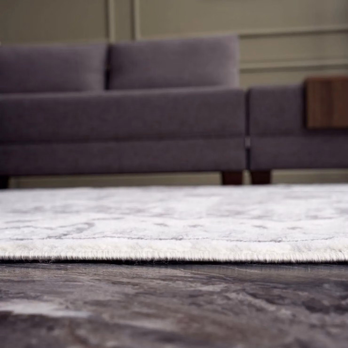 THE RUGS Montana Vintage Grey and Cream Area Rug, W: 160 cm, D: 230 cm – 3