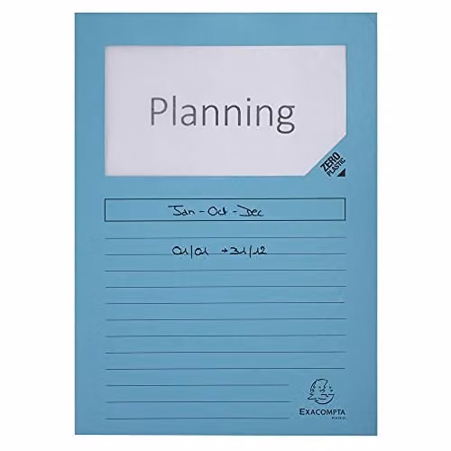 Exacompta Forever Collection Window Folders for A4 Documents, 120gsm Recycled Board, Assorted Colours, Pack of 10 – 2