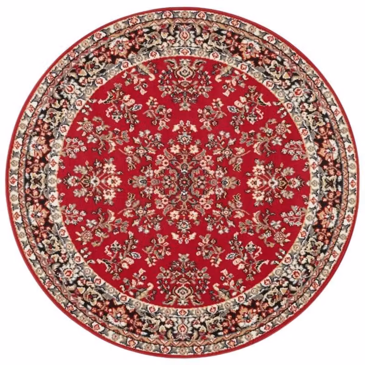 THE RUGS Velours Vintage Soft Pile Oriental Style Living Room Rug in Red, W: 120 cm, L: 160 cm – 4