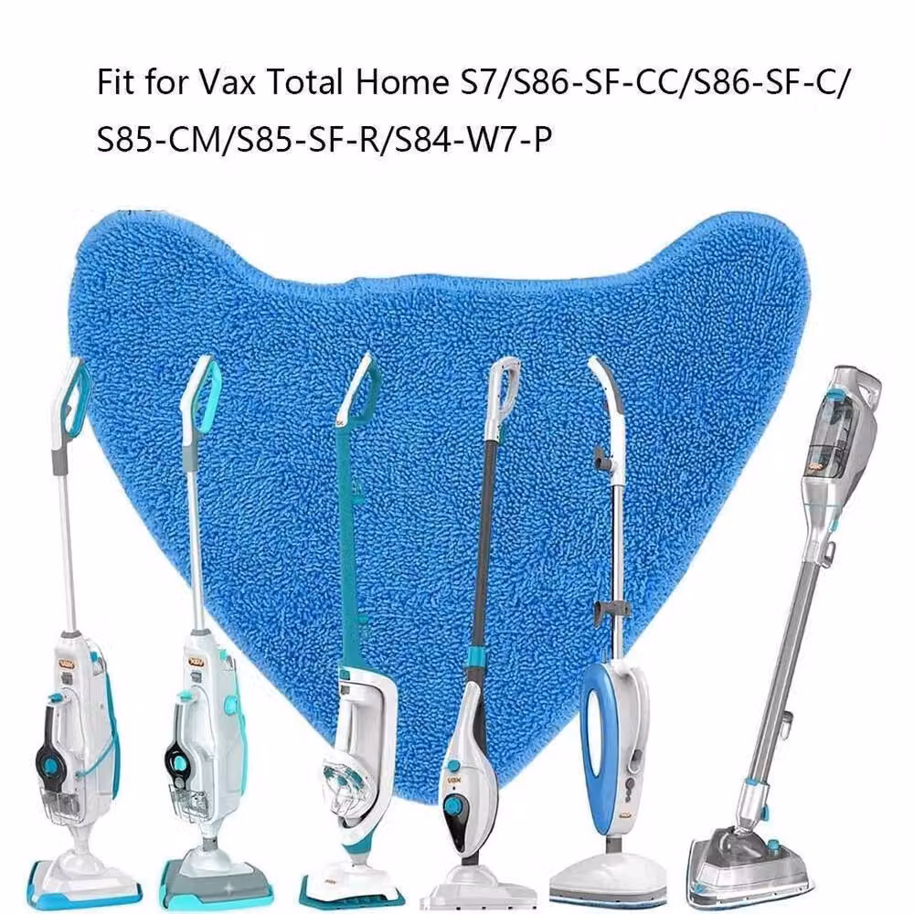SPETLEK 8 Pack Blue Steam Mop Pads for Vax Steam Cleaner – 3