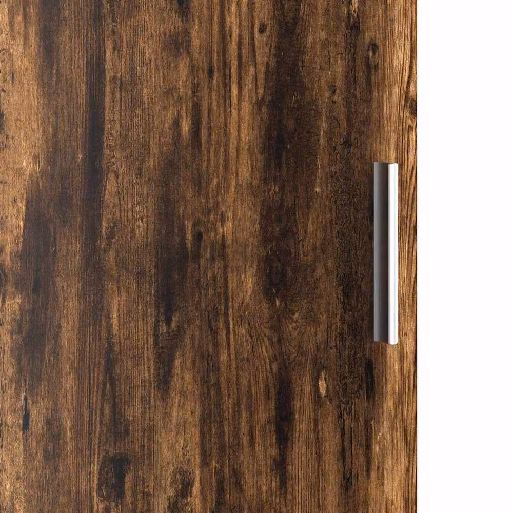 Berkfield Home Smoked Oak Buffet Cabinet in Brown – 4
