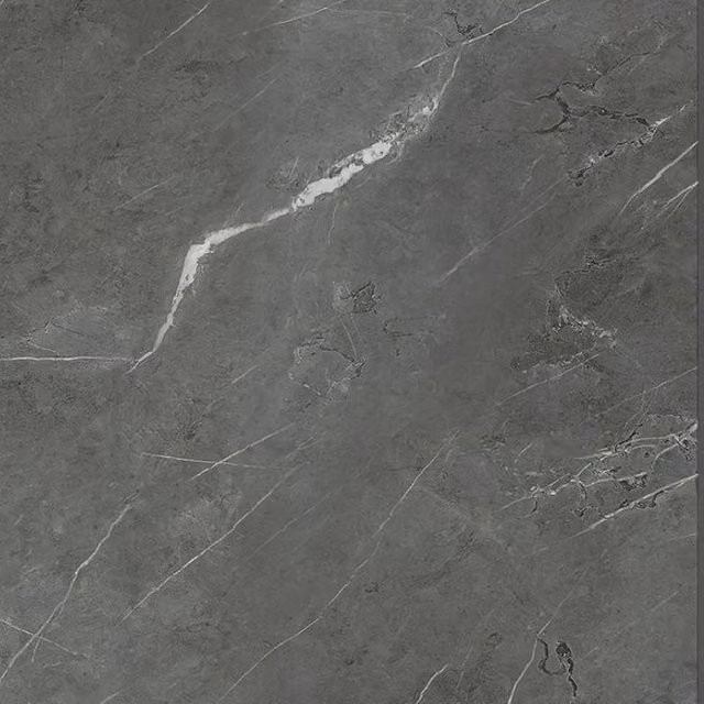 Guardian Click Marbled Stone Look Vinyl Flooring Tiles in Grey, Pack of 6, W: 45.7 cm x D: 20.0 cm