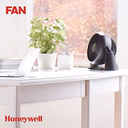 Honeywell TurboForce HT900E Black Table and Wall Mountable Fan with 3 Speed Settings and Oscillation – 4