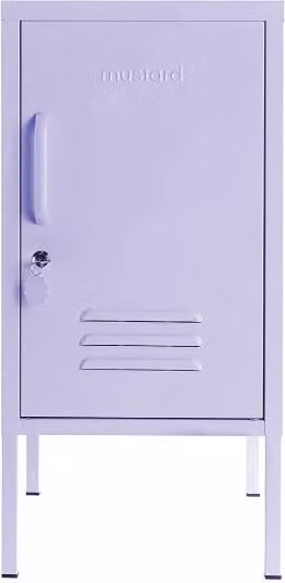 Mustard Made The Shorty Freestanding Metal Cabinet in Purple, W/D/H: 46 x 35 x 72 cm