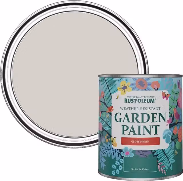 Rust-Oleum Garden Paint in Gloss Finish, Purple and Grey, 0.75 l