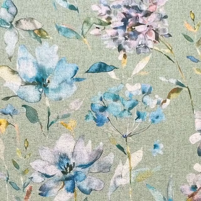 Terrys Tivoli Fabric Marino in Blue and Green