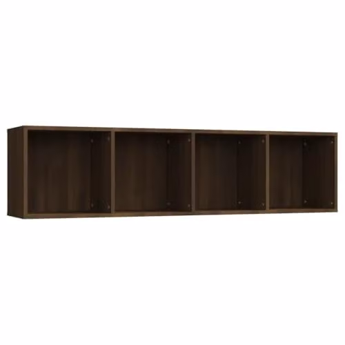 vidaXL Classic Book and TV Cabinet in Brown Oak, W/D/H: 143 x 30 x 36 cm