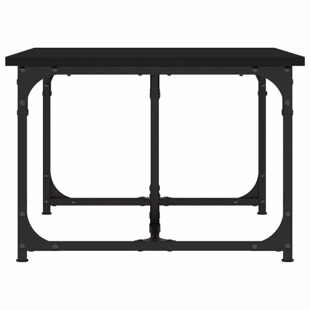 Berkfield Home Black Decorative Coffee Table, W/D/H: 90 x 50 x 35 cm – 4