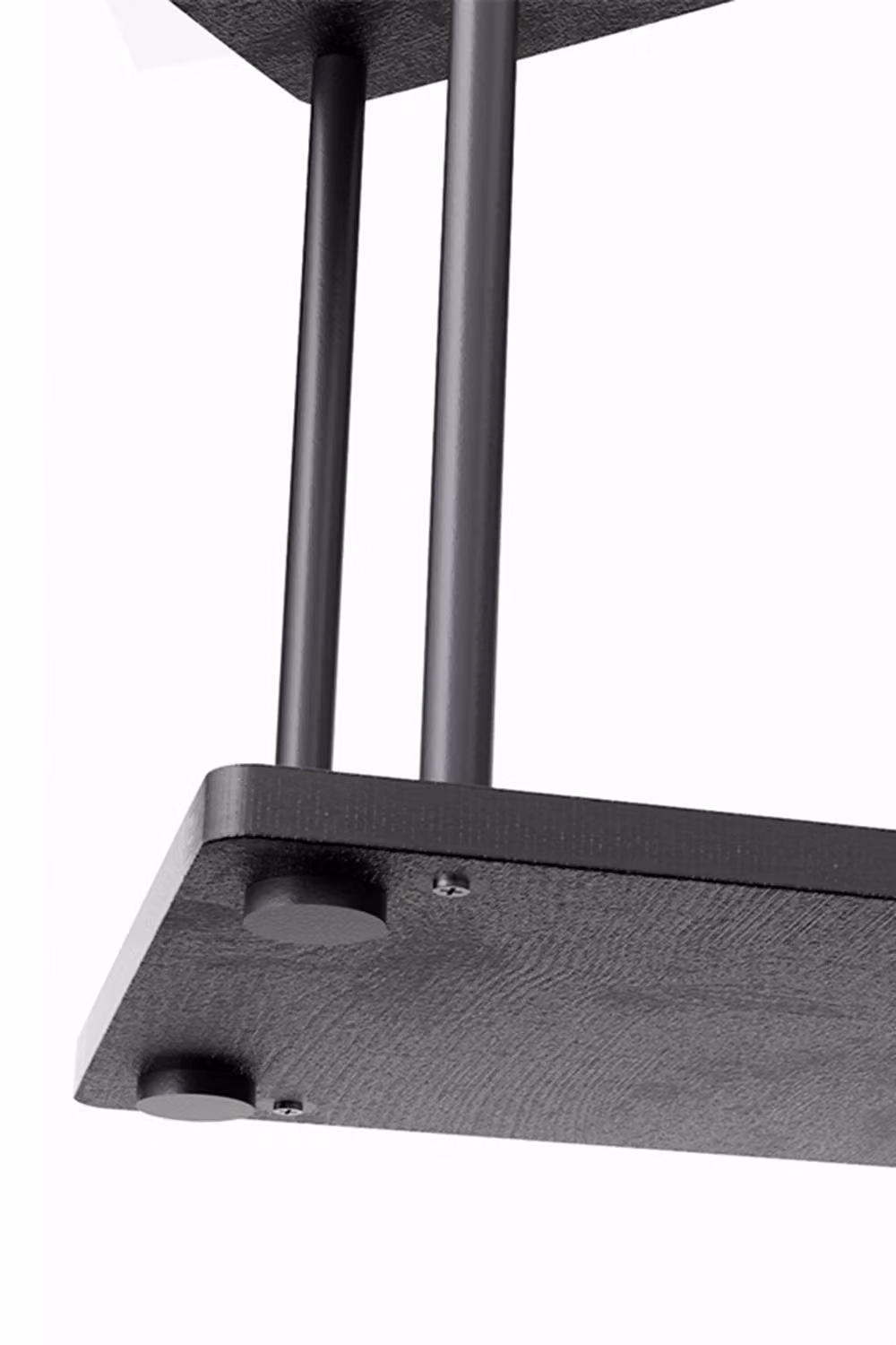 Living and Home 5-Tier Minimalist Corner Plant Stand in Matt Black – 3