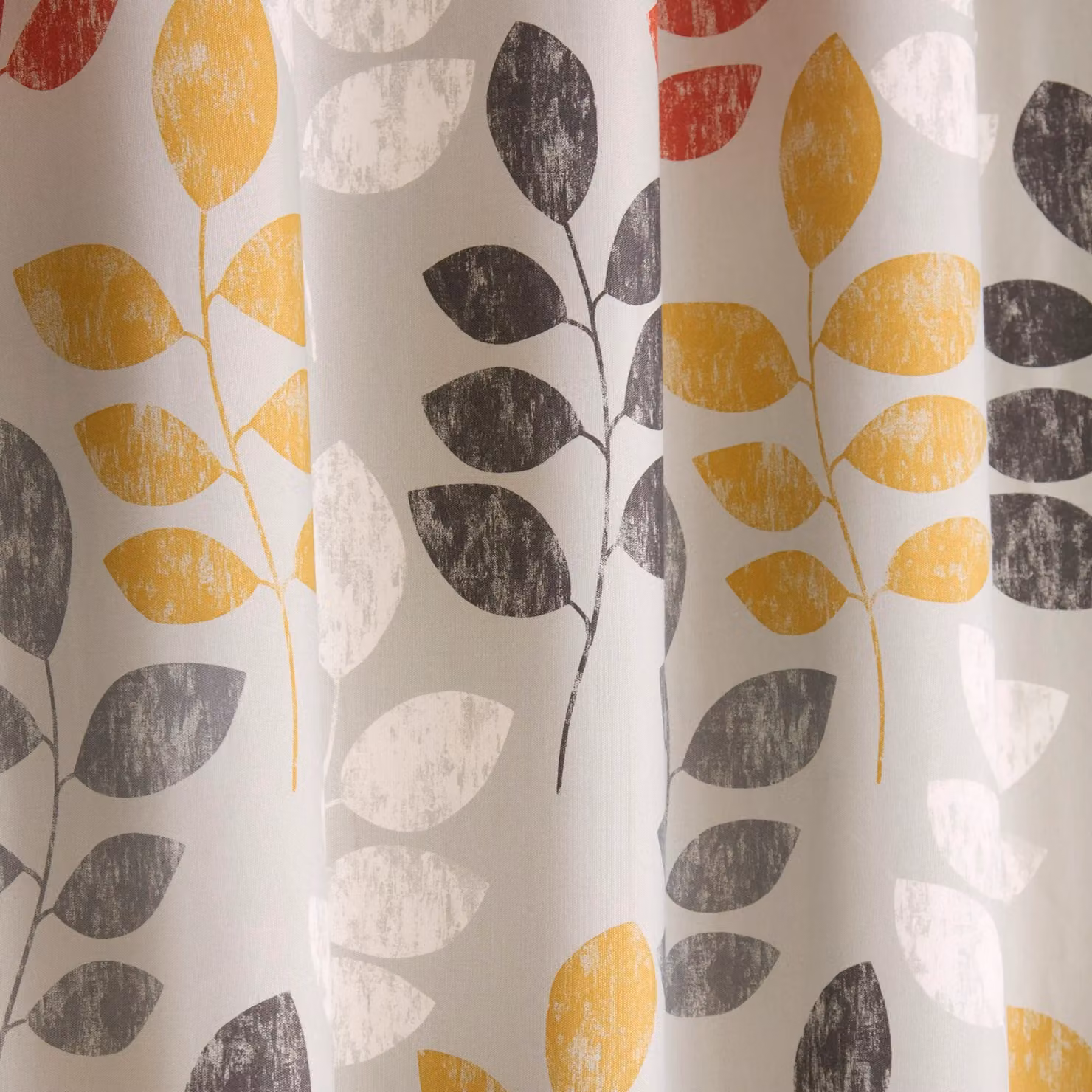 Portfolio Home Springfield Leaf Grey Fully Lined Thermal Eyelet Curtain Set, Width: 168 cm, Drop: 229 cm – 3