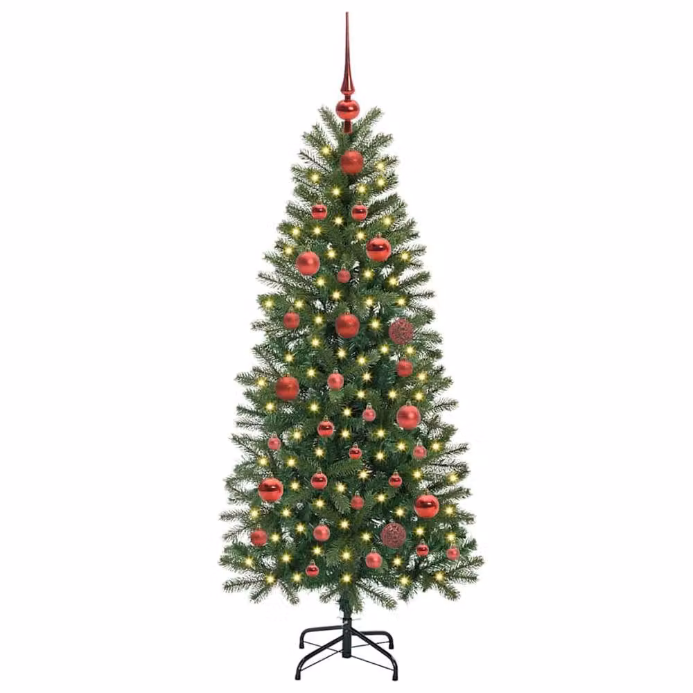 Berkfield Home Artificial Green Christmas Tree with 150 LEDs, Height: 150 cm – 3