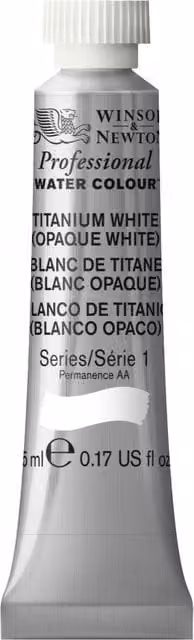 Winsor and Newton Professional Watercolour Paint Titanium White 5ml