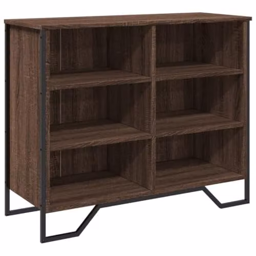 vidaXL Modern Sideboard in Brown, W/D/H: 91 x 35.5 x 74.5 cm – 1