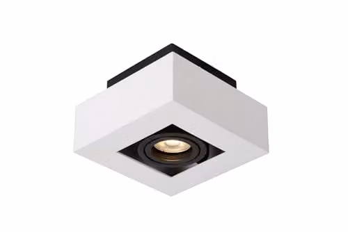 Lucide Xirax White LED Ceiling Spotlight with Dim to Warm GU10 Function