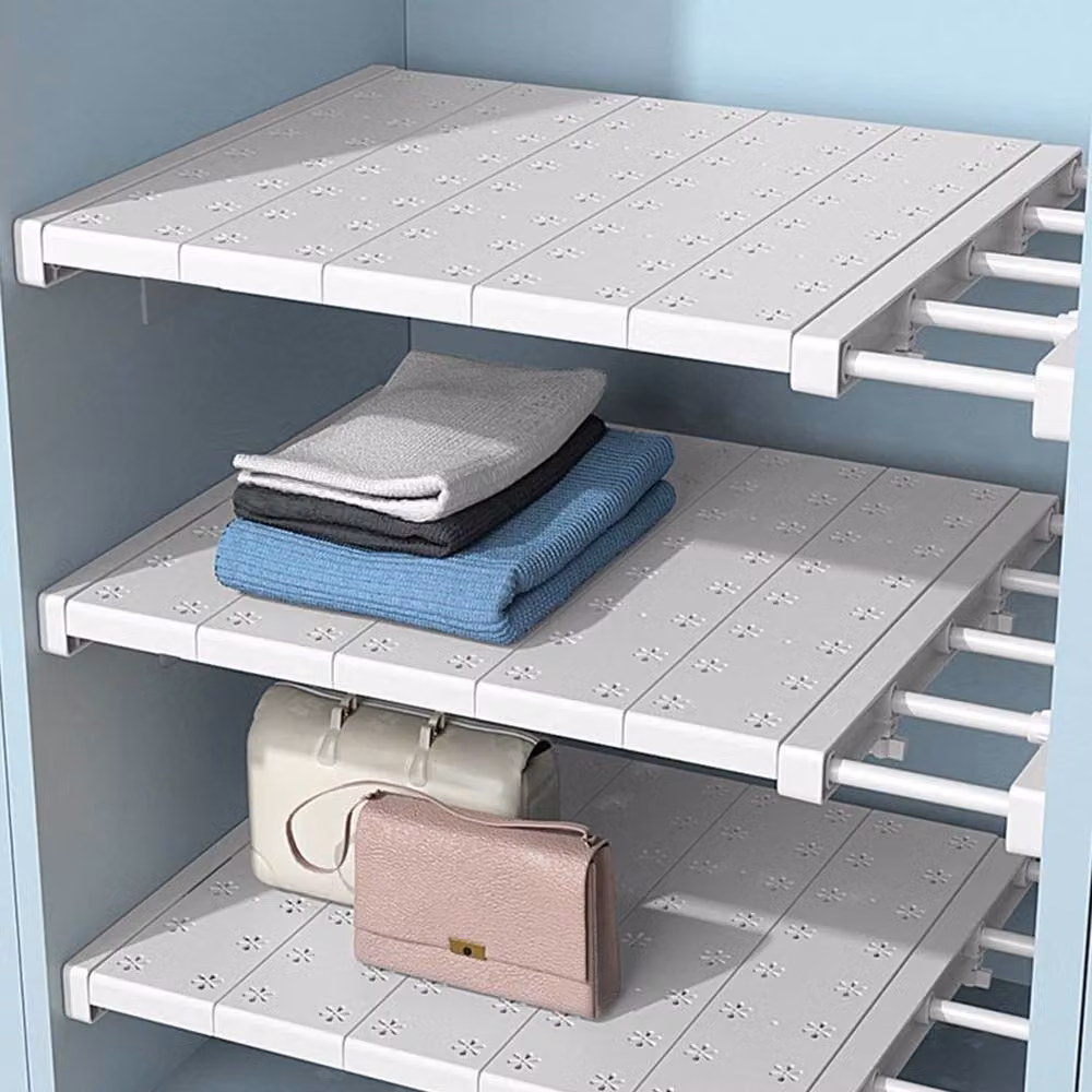 PAWNORA White Closet Cupboard Divider Rack – 2