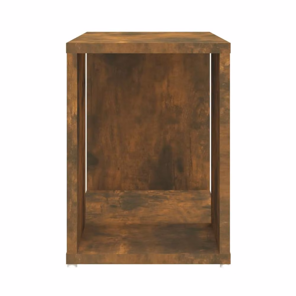 Berkfield Home Modern TV Cabinet in Smoked Oak Brown, W/D/H: 60 x 24 x 32 cm – 4