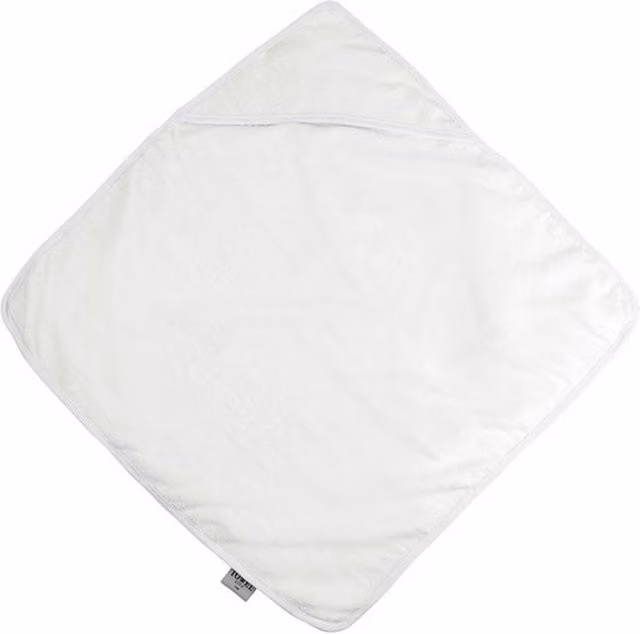 Towel City White Fluffy Cotton Hooded Towel