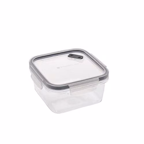 MasterClass Multi-Use Plastic Food Storage Container with Snap Lid, 1.4 l, Transparent – 1