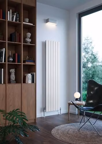 Terma White Steel Single Panel Wall Mounted Radiator, H 180 cm x W 44 cm – 3