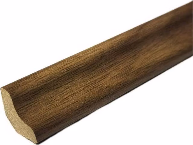 Vinyl Flooring UK Scotia Beading Red River Waterproof Moulding in Brown, Pack of 5 (2.4m Length)