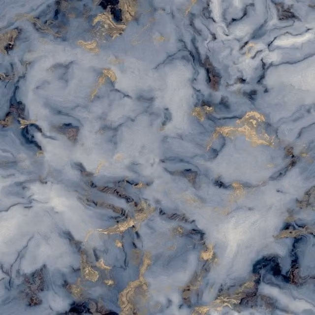 Arthouse Bahia Abstract Marble Wallpaper in Navy Blue