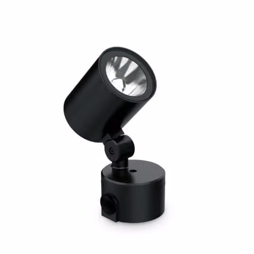 Netlighting OZone Small LED Outdoor Display Light in Black with 3000K Warm White Light and IP66 Rating
