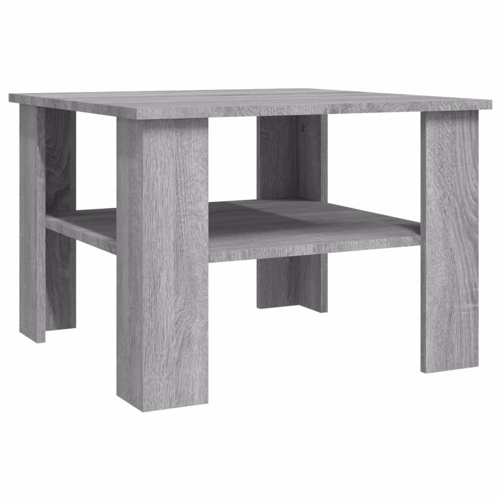 Berkfield Home Grey Sonoma Coffee Table, W/D/H: 60 x 60 x 42 cm – 2
