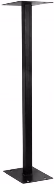 Monster Shop Royal Mail Style Iron Post Box Stand, Black, H: 105 cm, W: 28 cm, D: 20 cm
