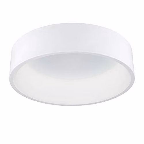 Netlighting Modern LED Flush Ceiling Light, White, Warm White 3000K, 1760lm