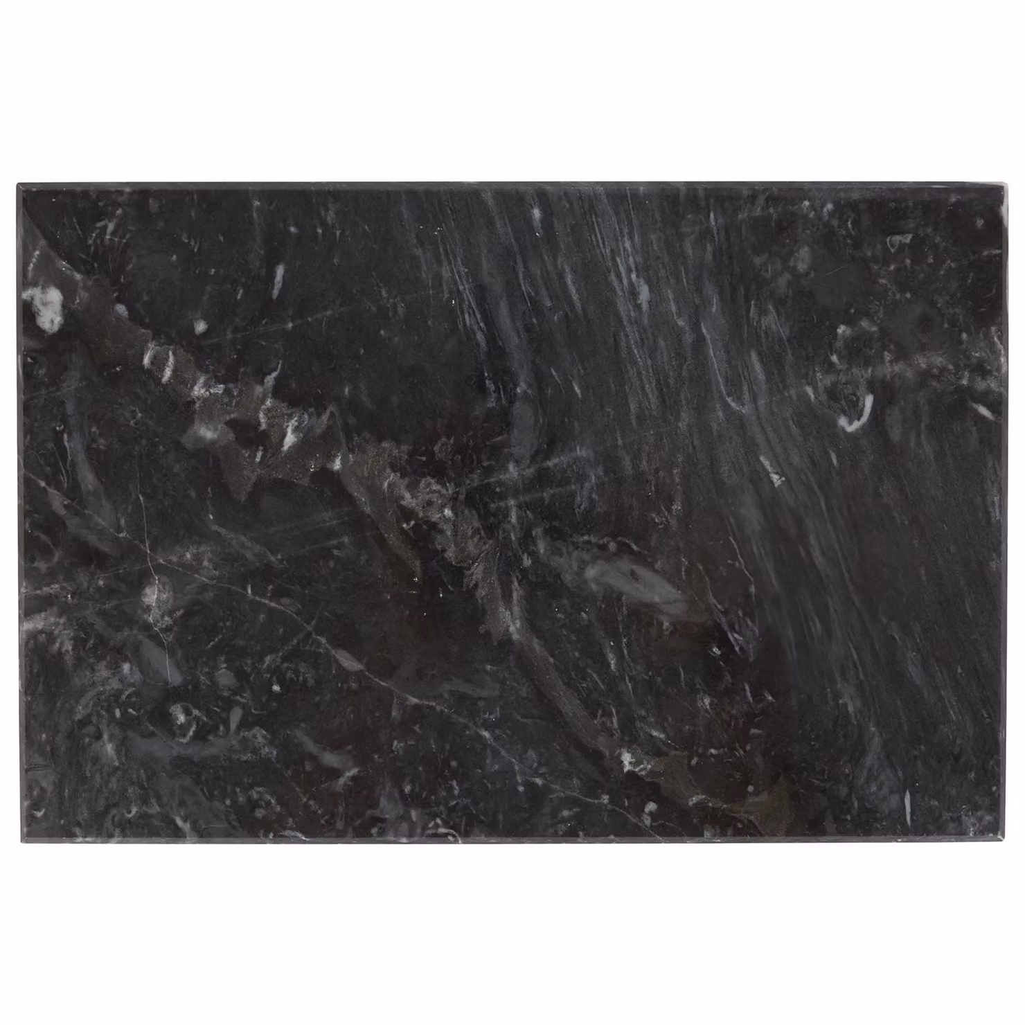 Argon Tableware Set of 6 Black Marble Rectangular Placemats – 4