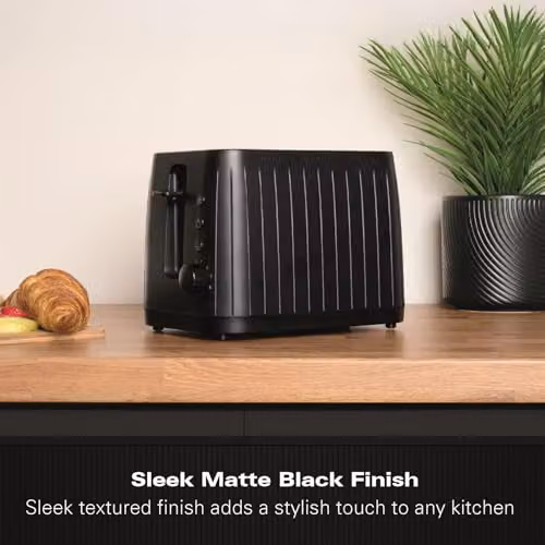 Hamilton Beach Stealth 2 Slice Toaster with Keep Warm Function, Black – 5