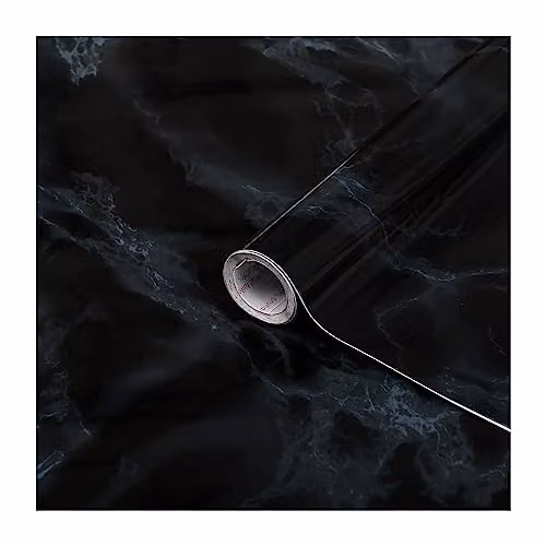 d-c-fix Marmi Black Matt Vinyl Wrap Film, W: 67.5 cm x L: 2 m
