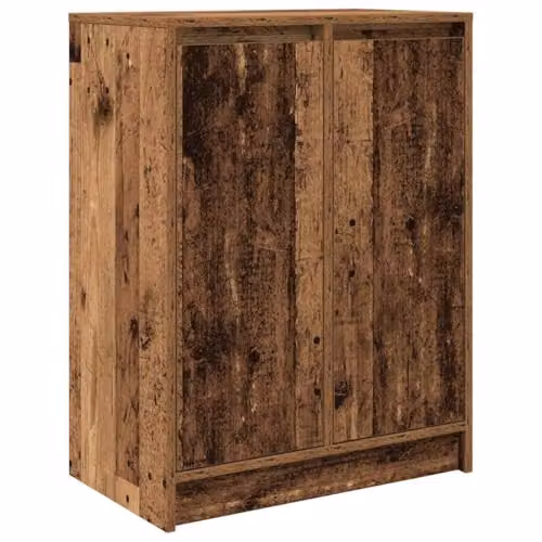 vidaXL Rustic Old Wood Sideboard in Brown, W/D/H: 57 x 34 x 76 cm