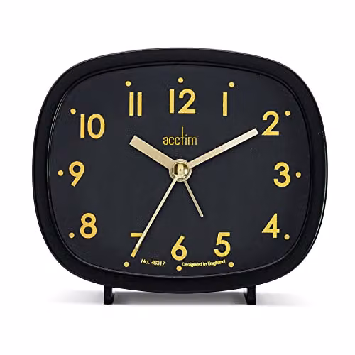 Acctim Hilda Beep Alarm Clock in Black – 2