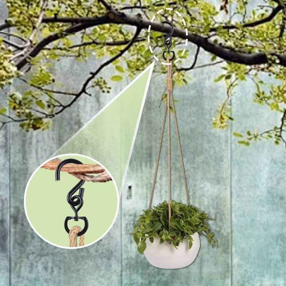 Marco Paul 2-Piece Garden Swivel Hooks in Black – 4