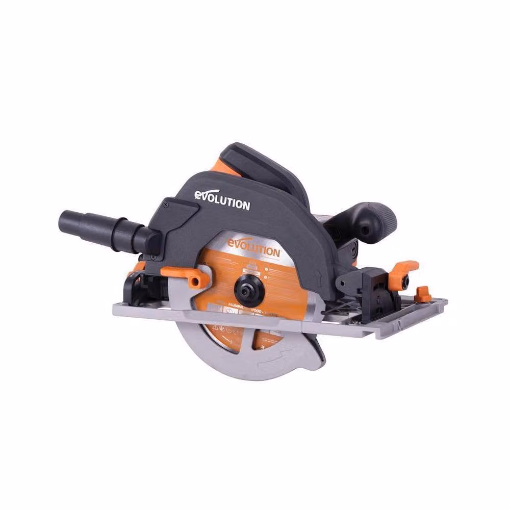 Evolution R185CCSX+ Circular Track Saw 185mm 1600W 240V in Orange – 2