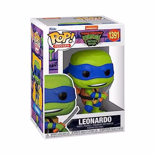 Funko Pop! Teenage Mutant Ninja Turtles: Leonardo Collectable Vinyl Figure, Green and Multicolour – 2