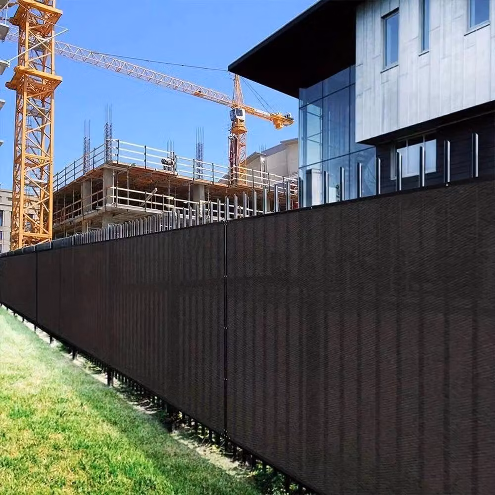 Kelvenix Black Semi-Transparent Privacy Screen Netting Garden Fencing Mat, W: 2 m, H: 5 m – 3